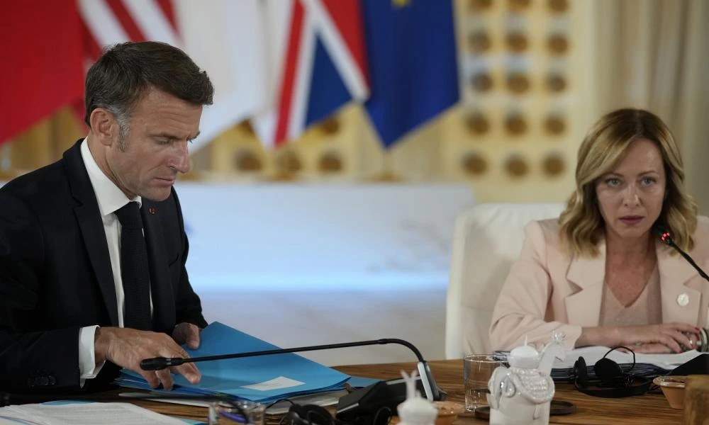 G7: Σύγκρουση Μελόνι - Μακρόν για το δικαίωμα στην άμβλωση